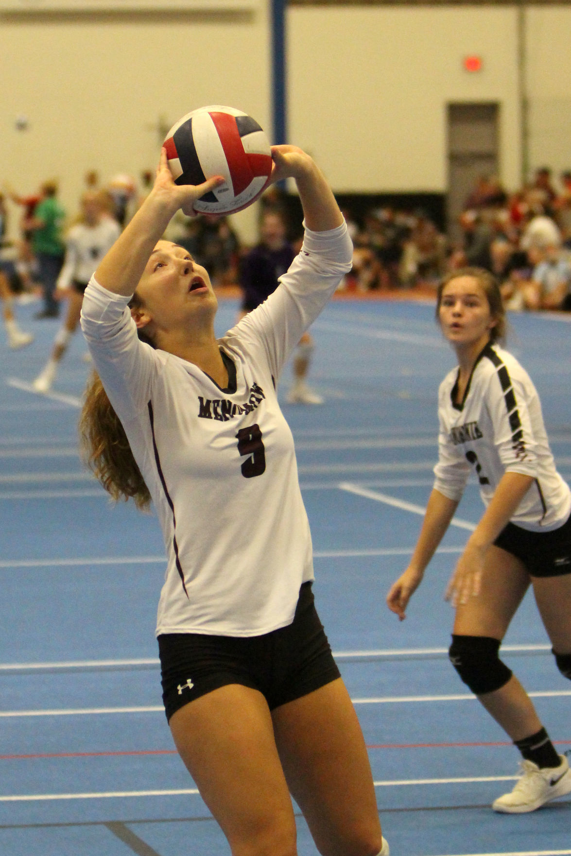 Prep volleyball sprawl at UW-Stout 8-31-19
